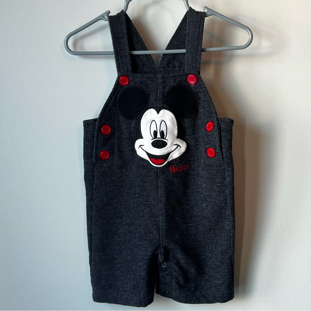 [2/$20] Disney Mickey Mouse Shortalls 6M